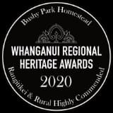 Whanganui Regional Heritage Awards 2020 Bushy Park Homestead Rangitikei Rural
