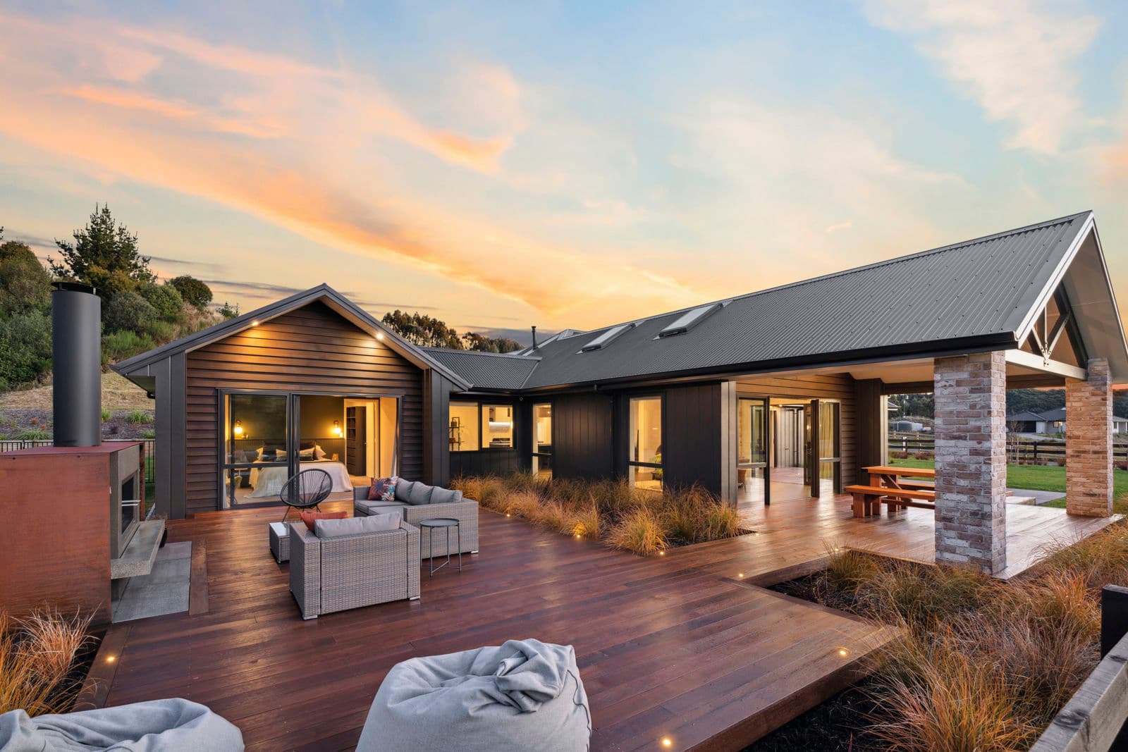 A recently completed Shane Stone Builders home
